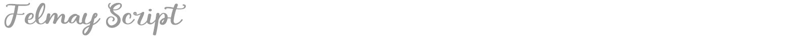 Felmay Script font preview